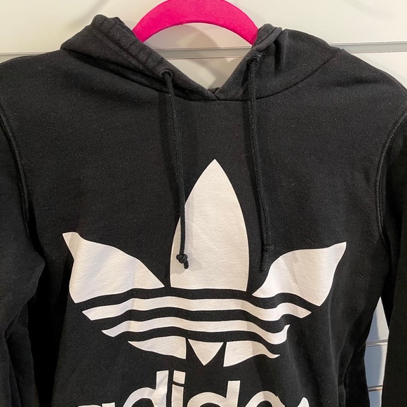 Adidas Black sweatshirt athleisure loungewear - Picture 4 of 9